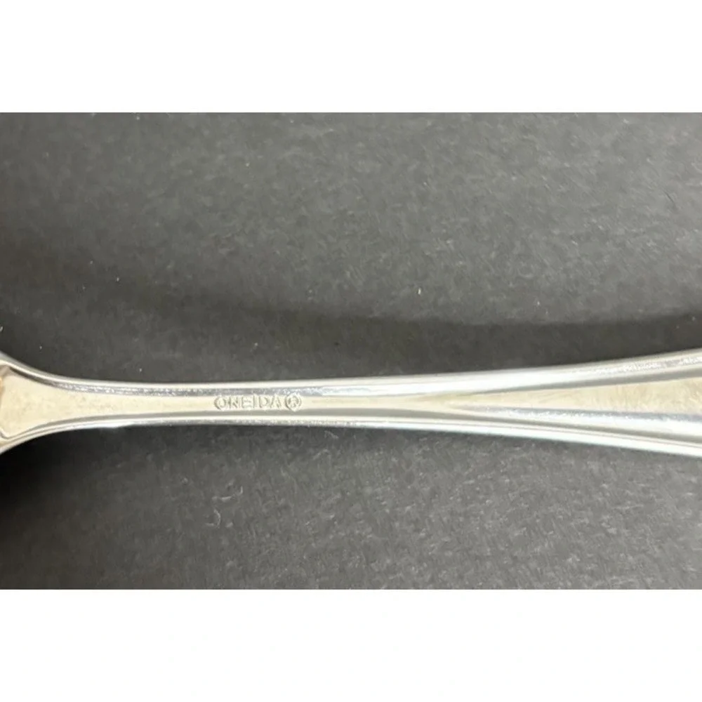 6 Oneida Satin Sand Dune Teaspoons Stainless Flatware 6 1/8